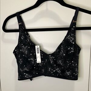 NWT Reversible Unpadded Wire Free Constellation Bralette